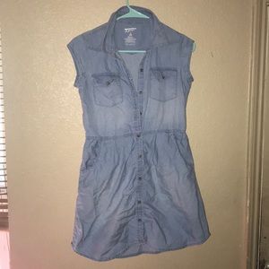 Jean shirt dress